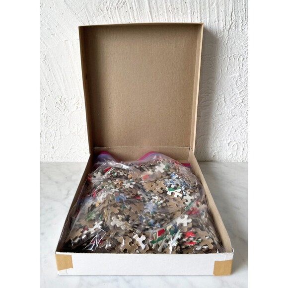 Santa & Friends Current Inc Vintage 500 Piece Christmas Holiday Puzzle-Complete - Picture 4 of 7